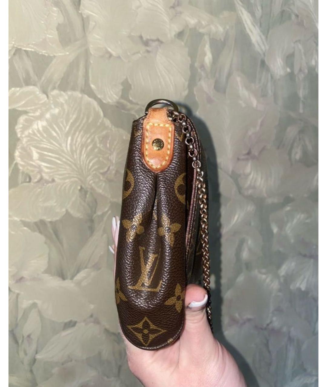 LOUIS VUITTON Коричневая сумка с короткими ручками, фото 6