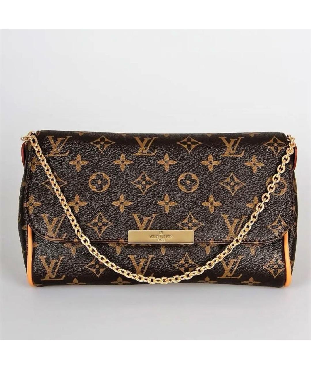 LOUIS VUITTON Коричневая сумка через плечо, фото 8