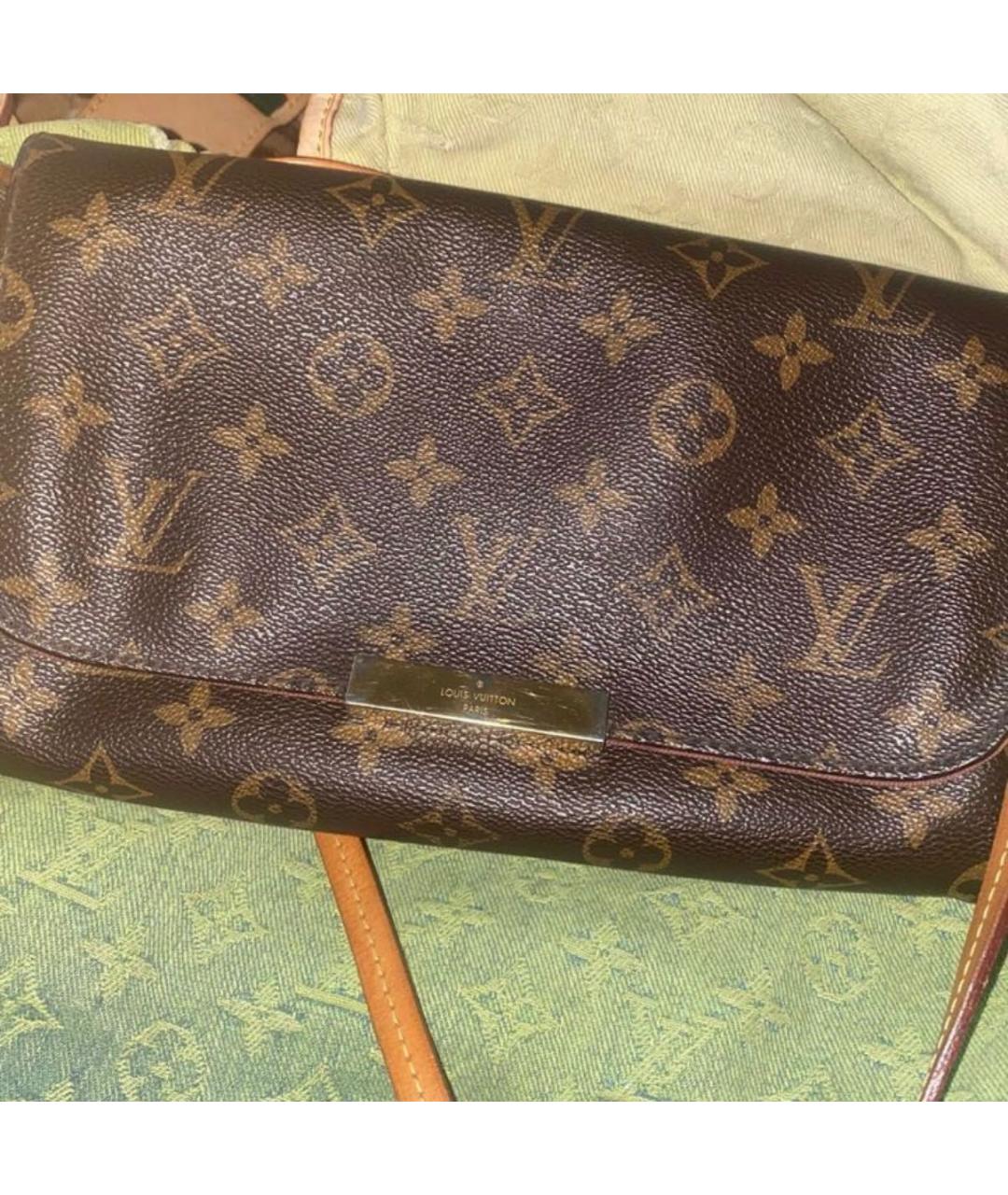 LOUIS VUITTON Коричневая сумка через плечо, фото 4