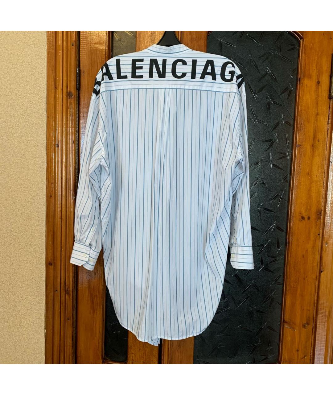 BALENCIAGA Белая хлопковая рубашка, фото 2