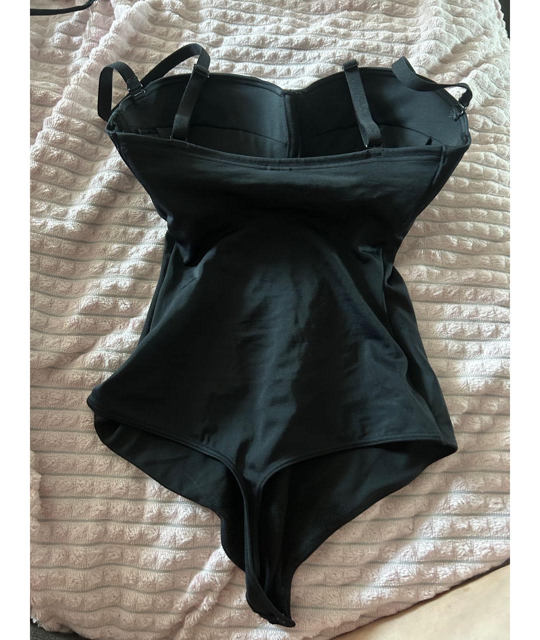 WOLFORD Черное полиамидовое боди, фото 2