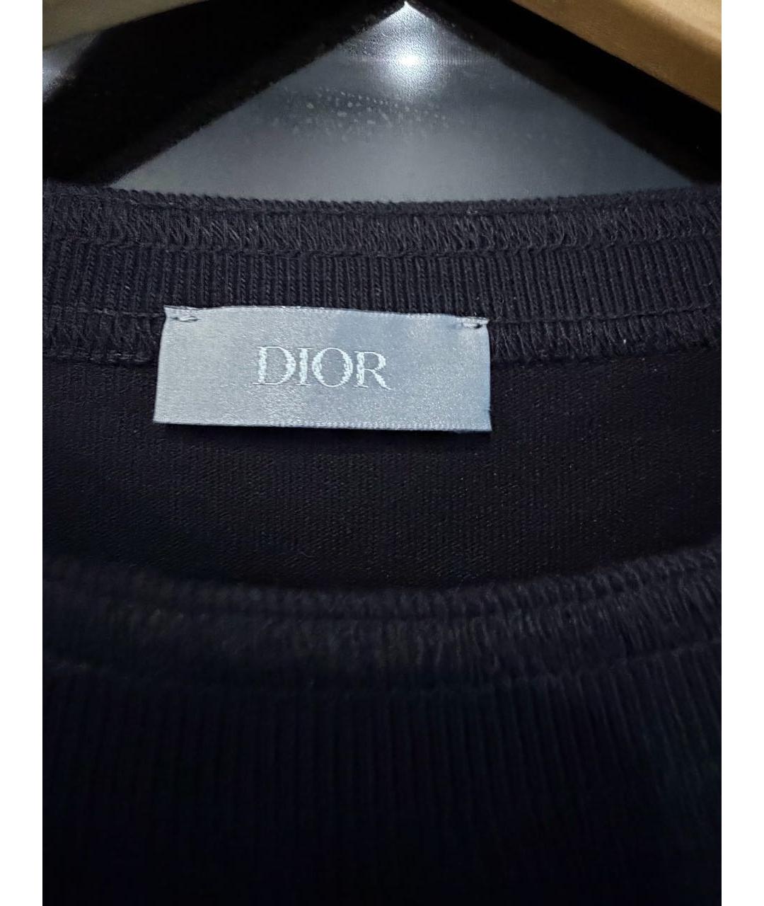 CHRISTIAN DIOR Черная футболка, фото 3