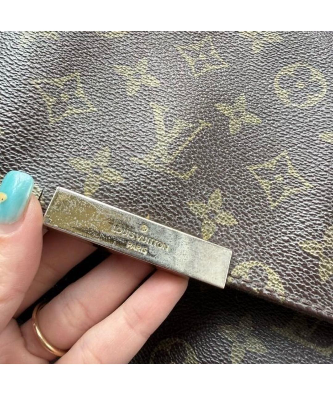 LOUIS VUITTON Коричневая сумка с короткими ручками, фото 2