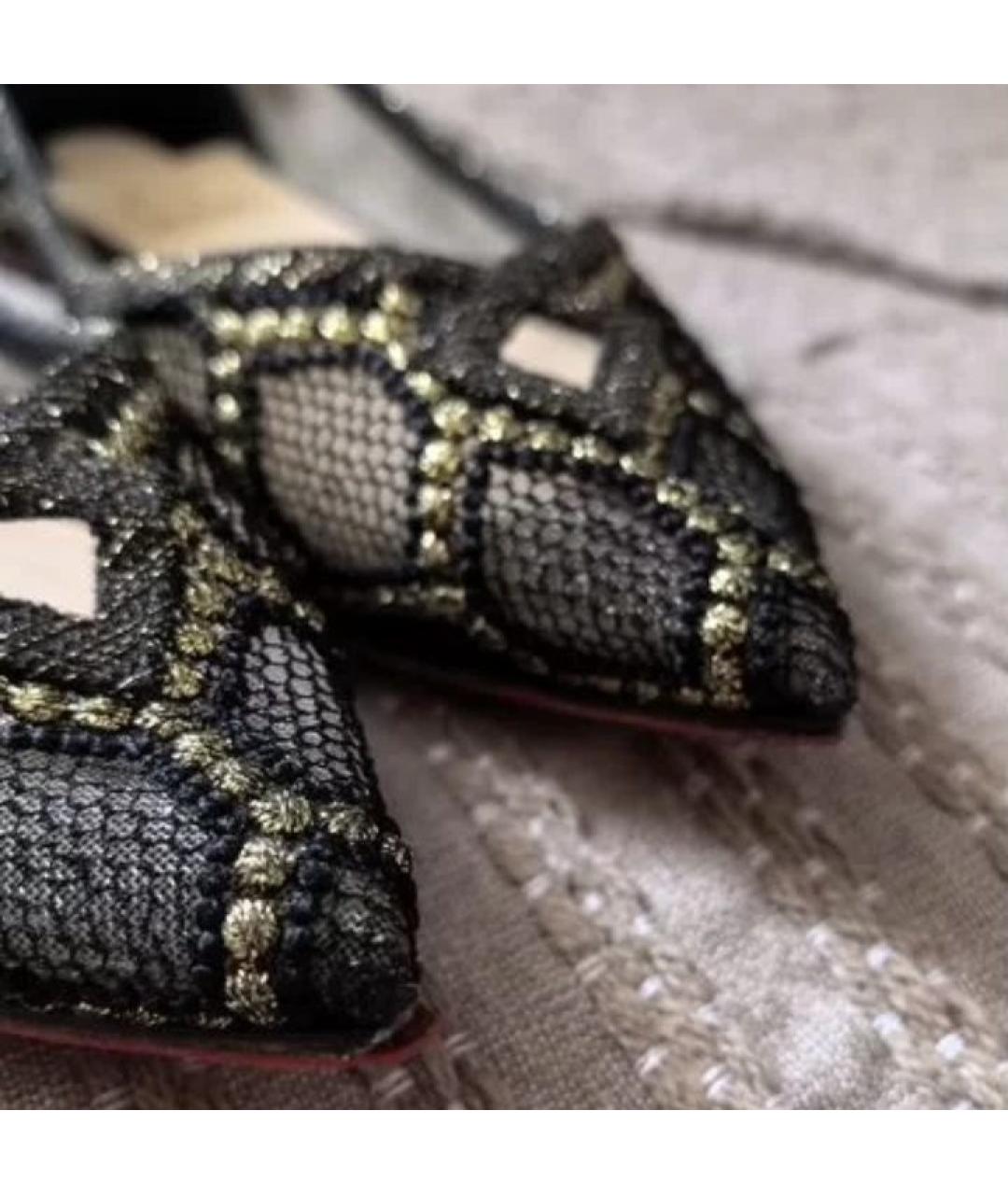 CHRISTIAN LOUBOUTIN Черные балетки, фото 5