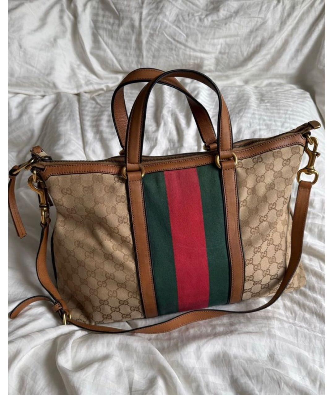 GUCCI Коричневая сумка с короткими ручками, фото 2