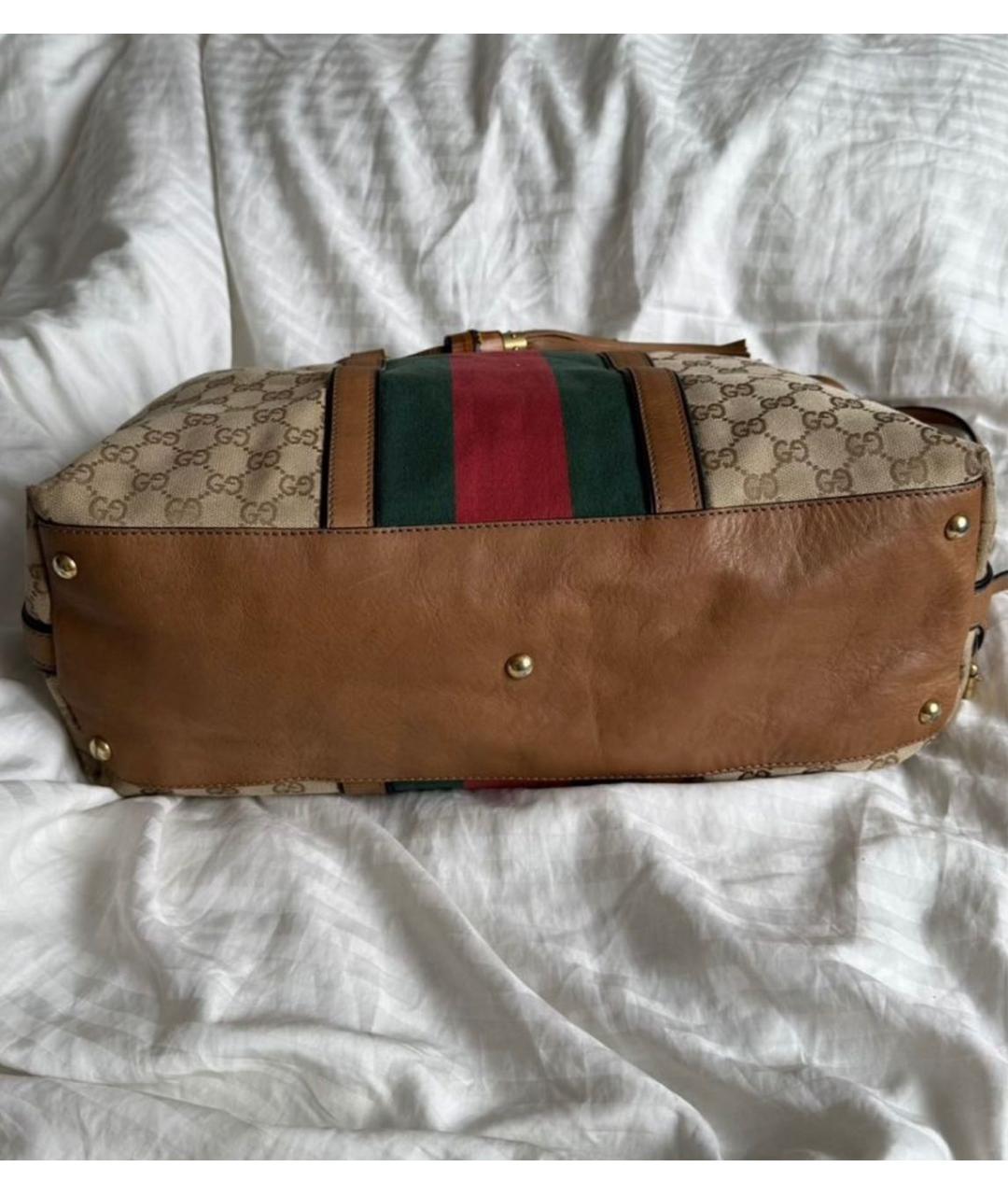 GUCCI Коричневая сумка с короткими ручками, фото 3