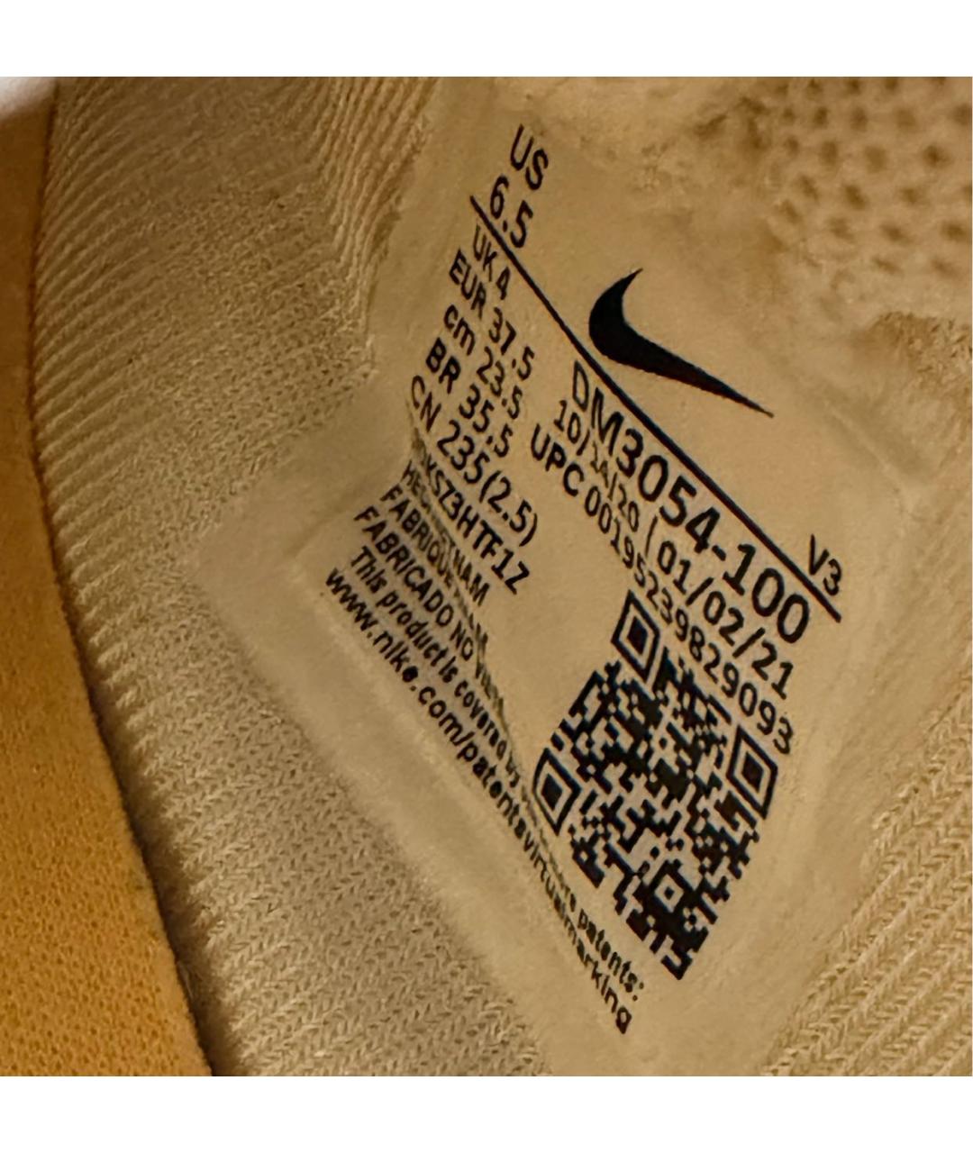 NIKE Белые кожаные кроссовки, фото 5