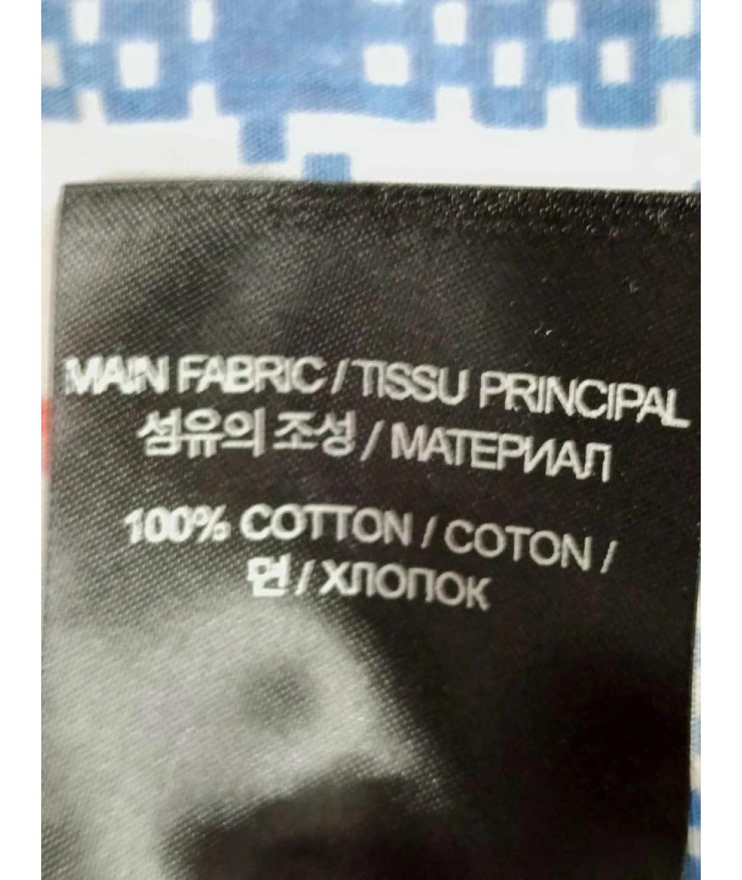 VETEMENTS Мульти хлопковая кэжуал рубашка, фото 4