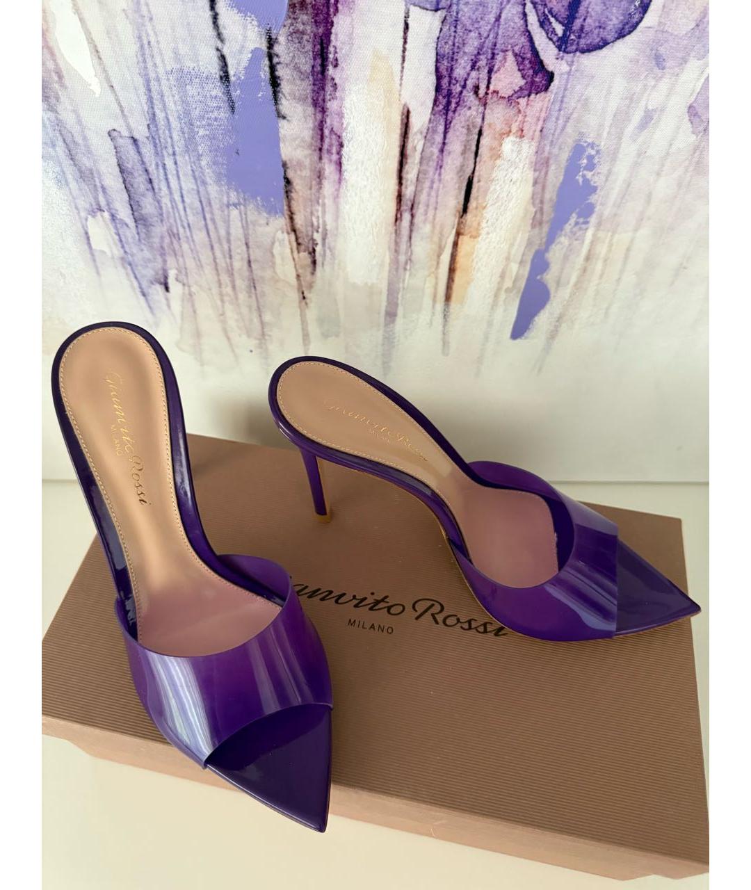 GIANVITO ROSSI Кожаные босоножки, фото 2