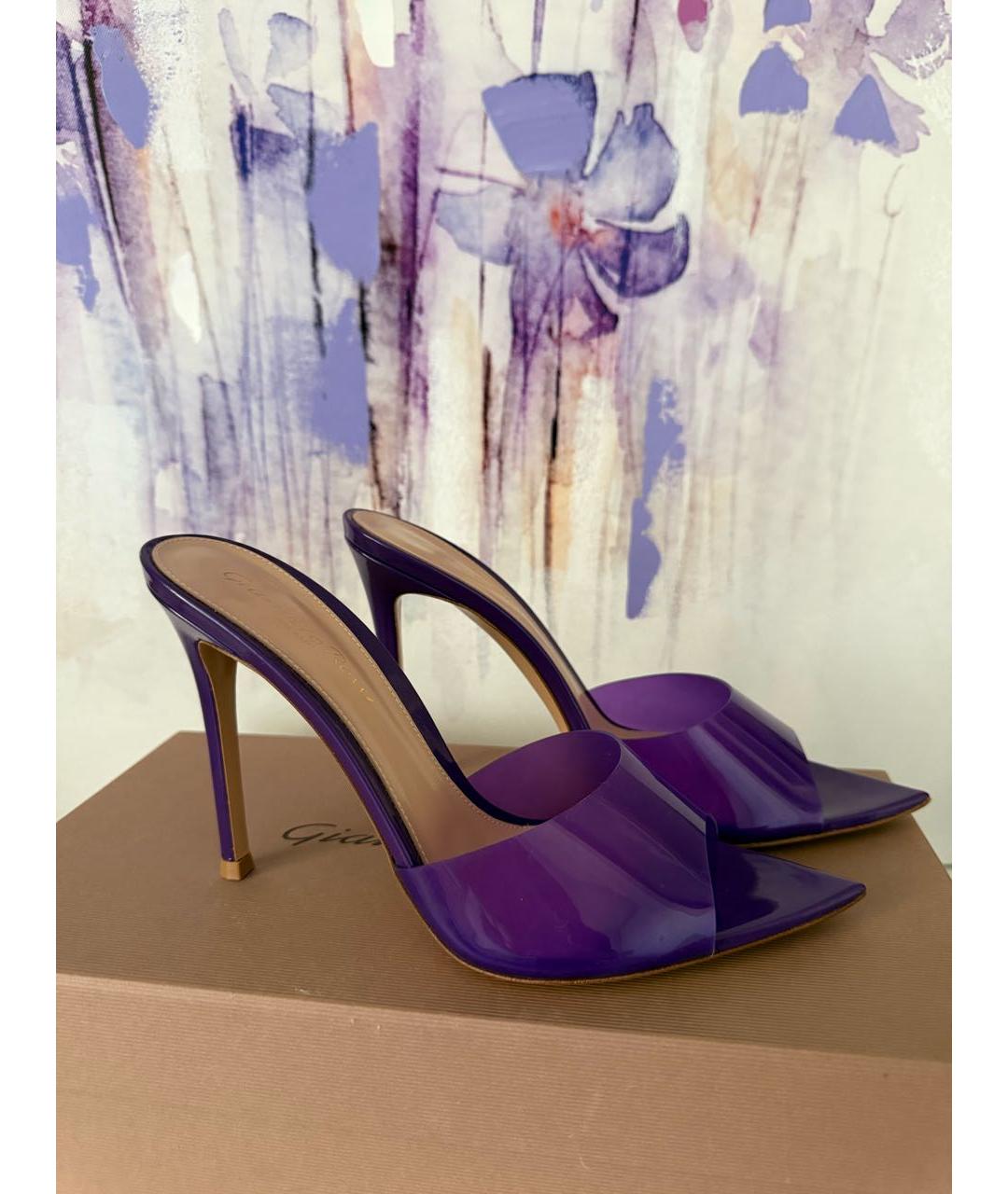 GIANVITO ROSSI Кожаные босоножки, фото 3