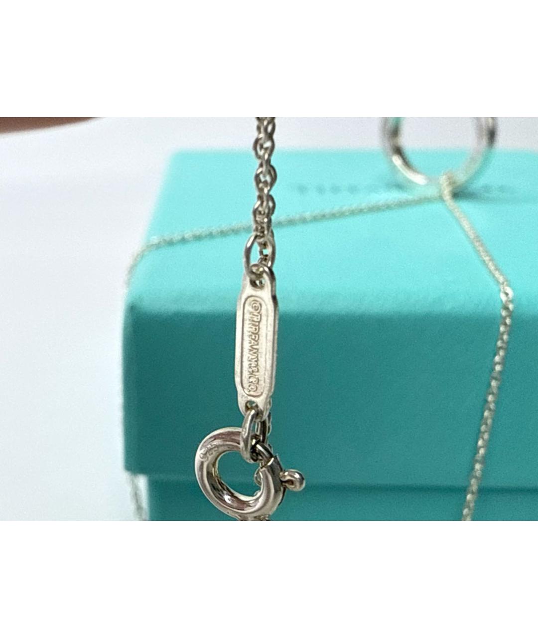TIFFANY&CO Бирюзовое серебряное колье, фото 6