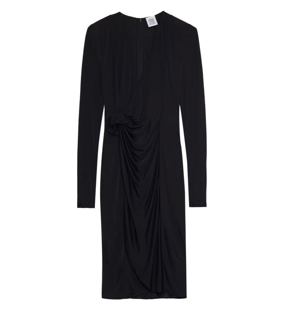VETEMENTS Черное вискозное вечернее платье, фото 3