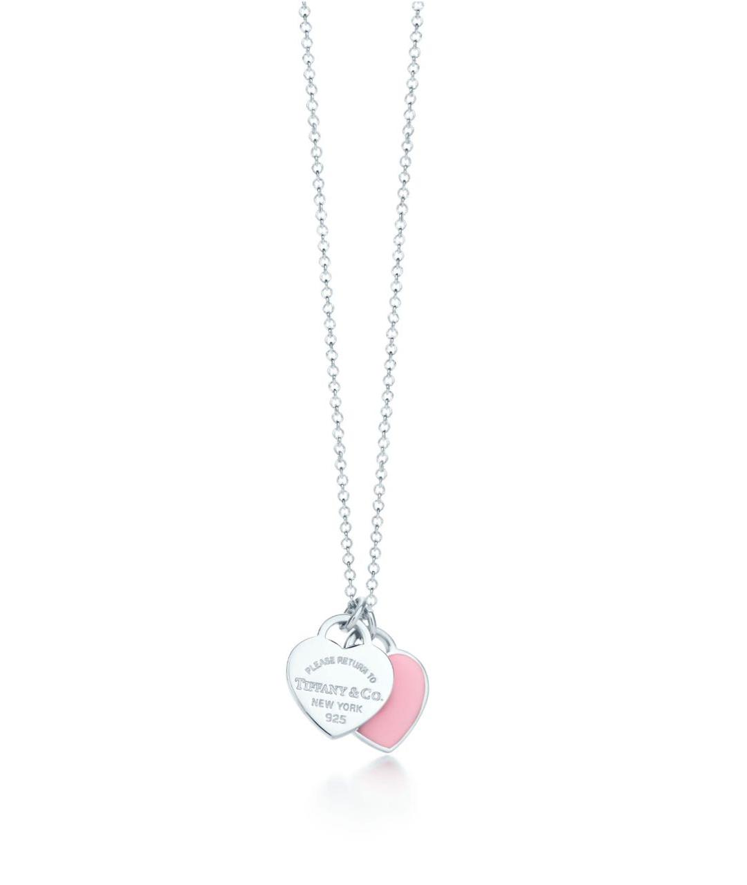 TIFFANY&CO Бордовое серебряное колье, фото 5