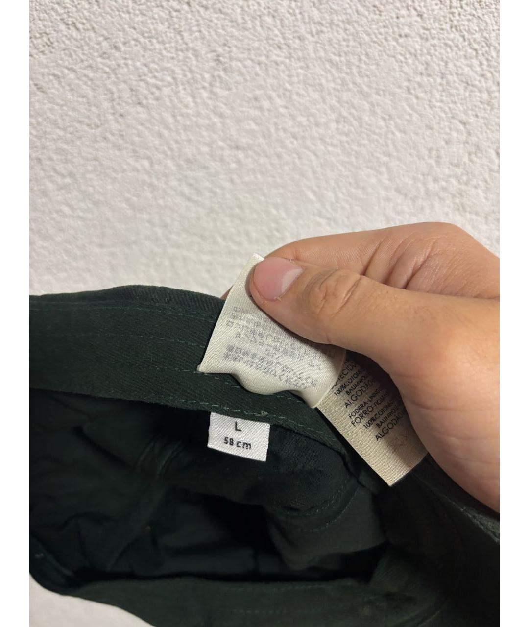 BALENCIAGA Хаки хлопковая кепка/бейсболка, фото 4