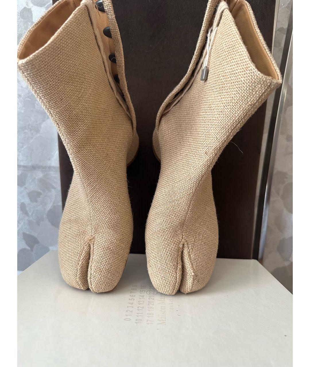 MAISON MARGIELA Бежевые ботильоны, фото 5