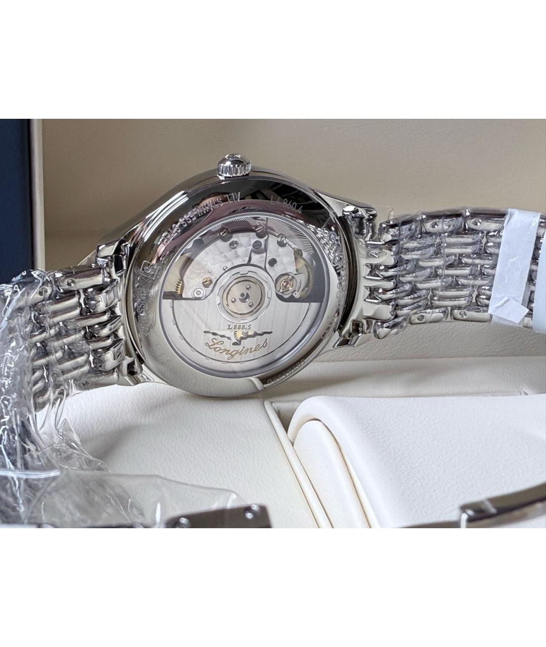 LONGINES Серебряные металлические часы, фото 3