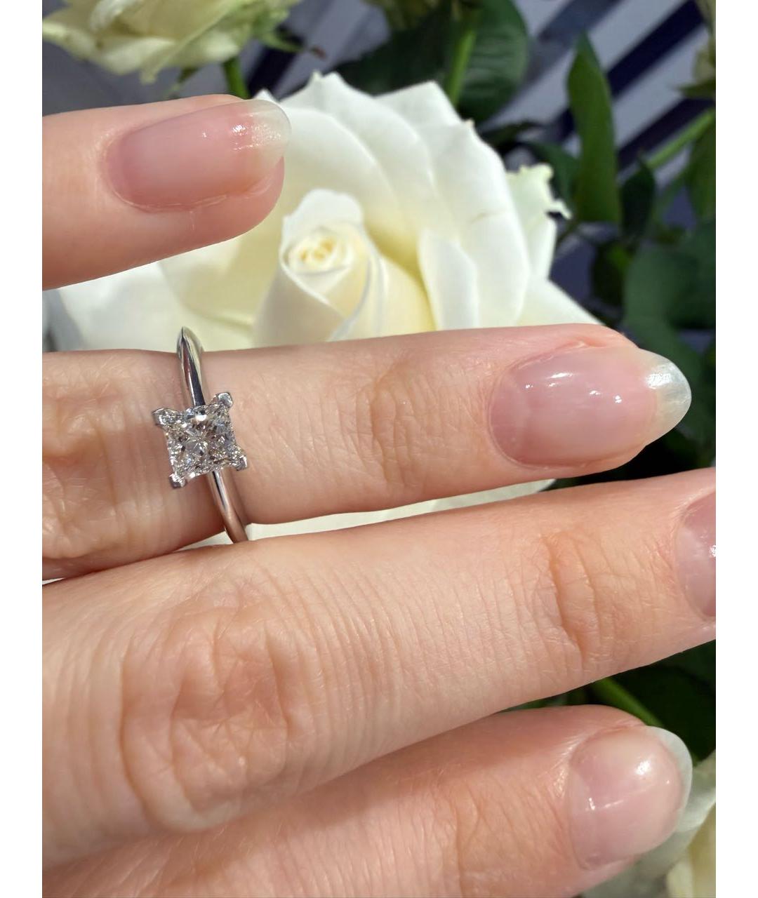 TIFFANY&CO Серебряное платиновое кольцо, фото 3