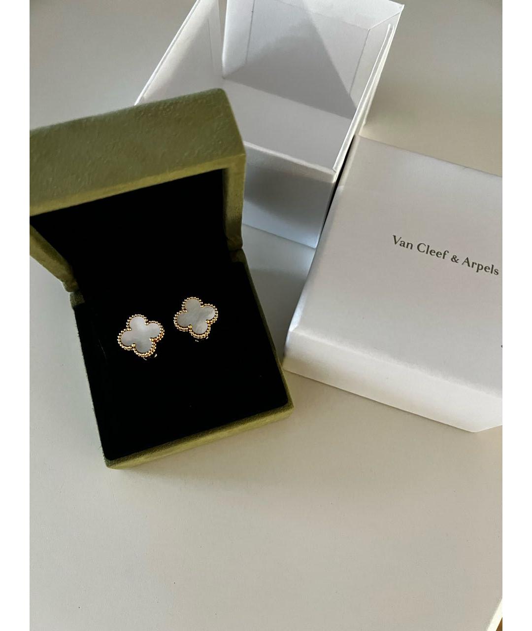 VAN CLEEF & ARPELS Золотые серьги из желтого золота, фото 2