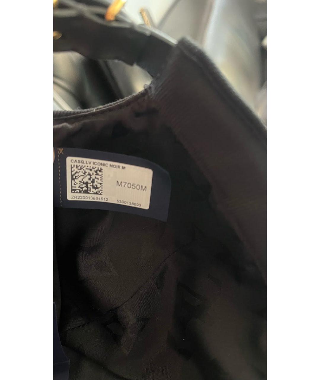 LOUIS VUITTON Черная хлопковая кепка, фото 8