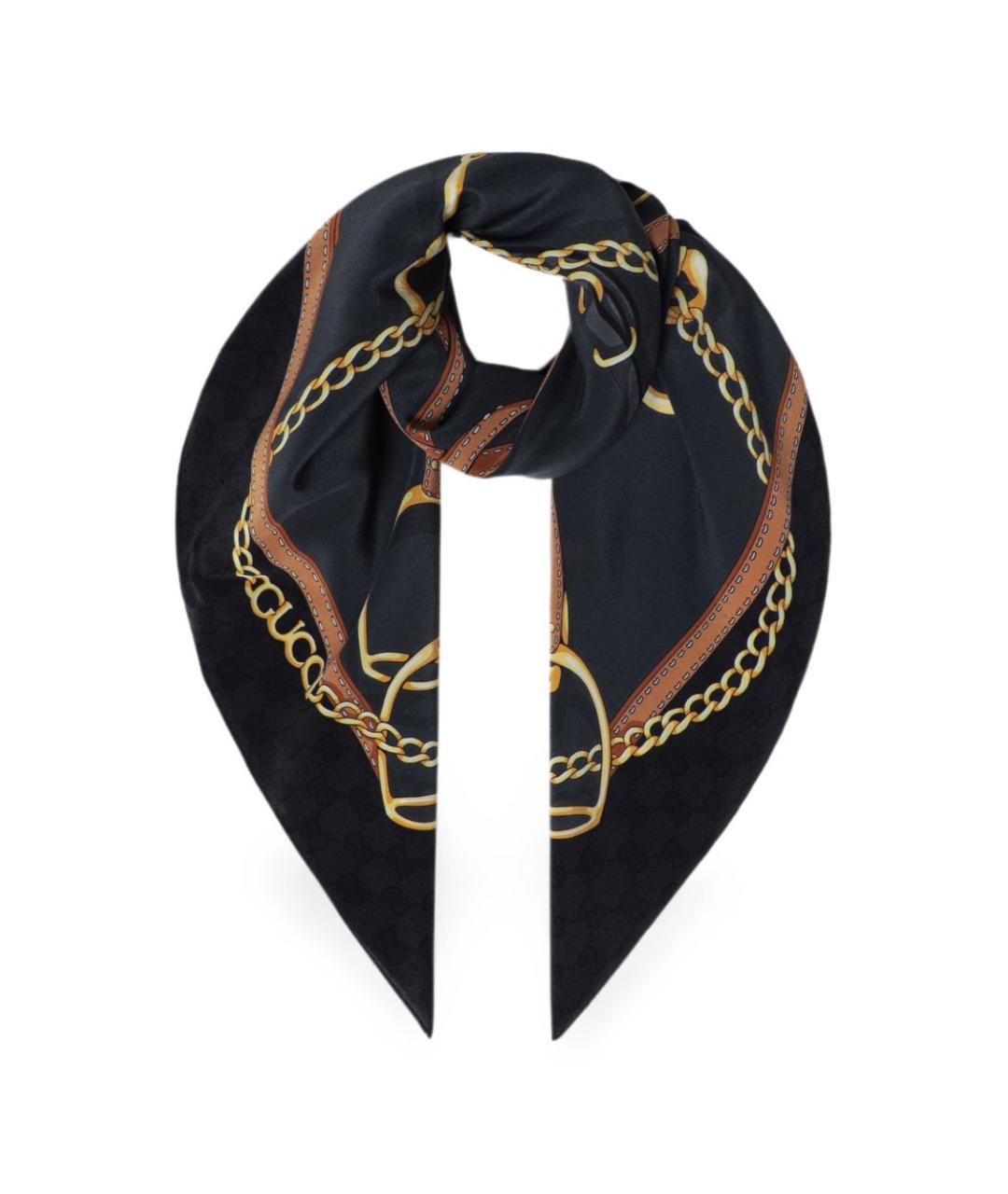 GUCCI Мульти шелковый платок, фото 3