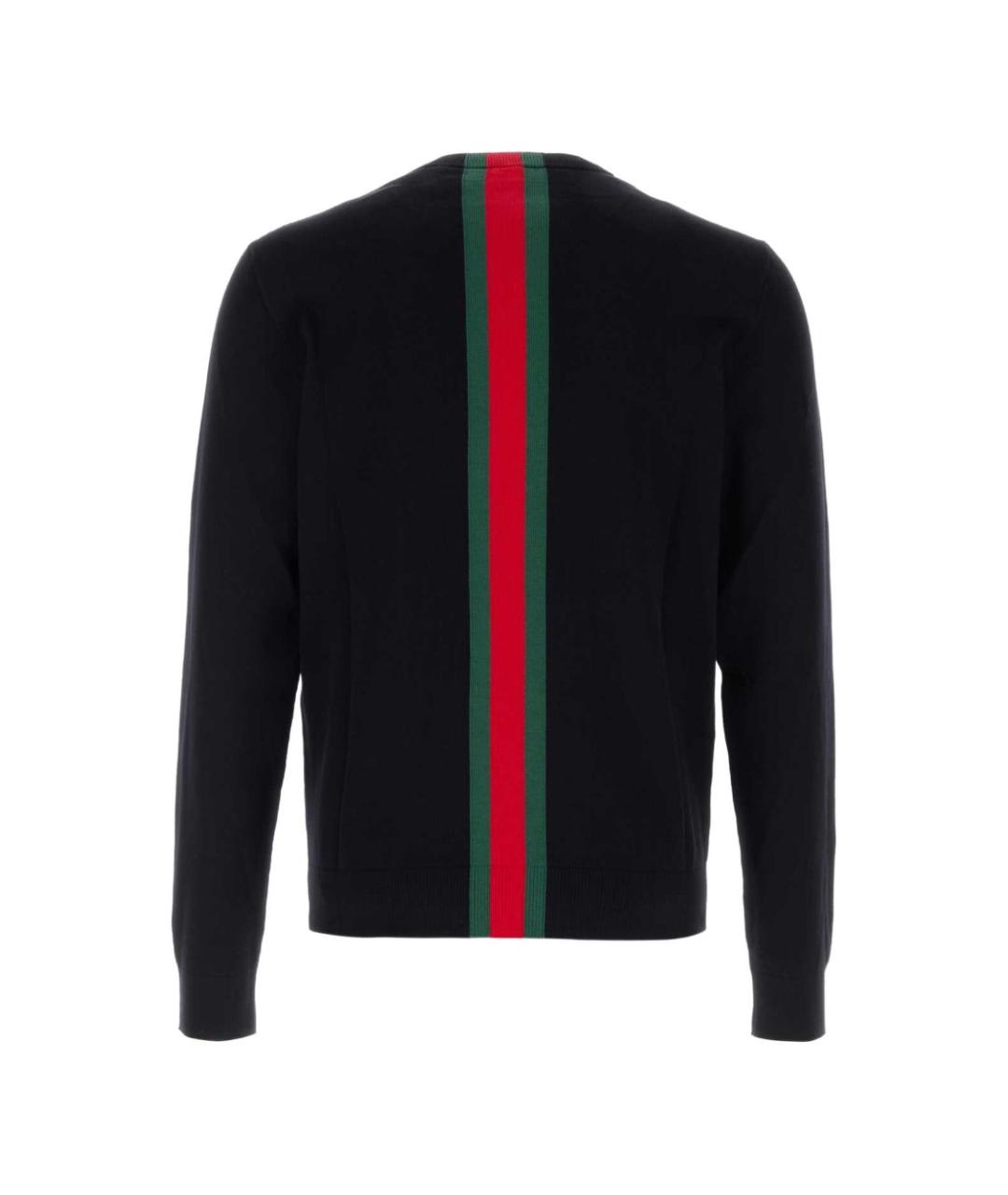 GUCCI Темно-синий хлопковый джемпер / свитер, фото 2