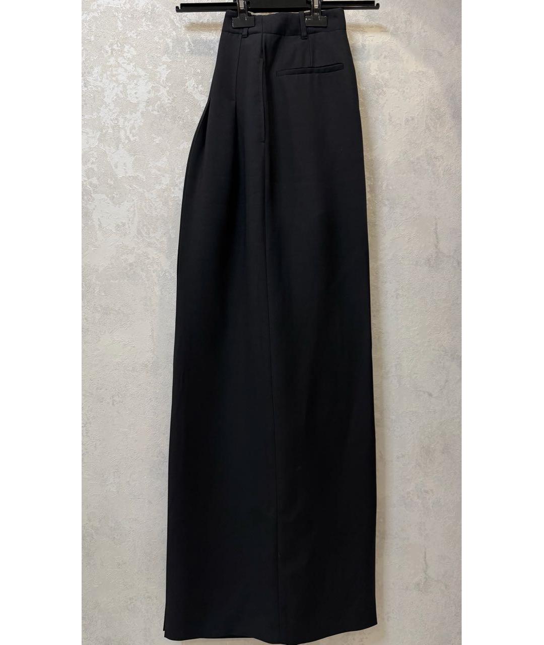 CHRISTIAN DIOR Черные шерстяные брюки широкие, фото 3
