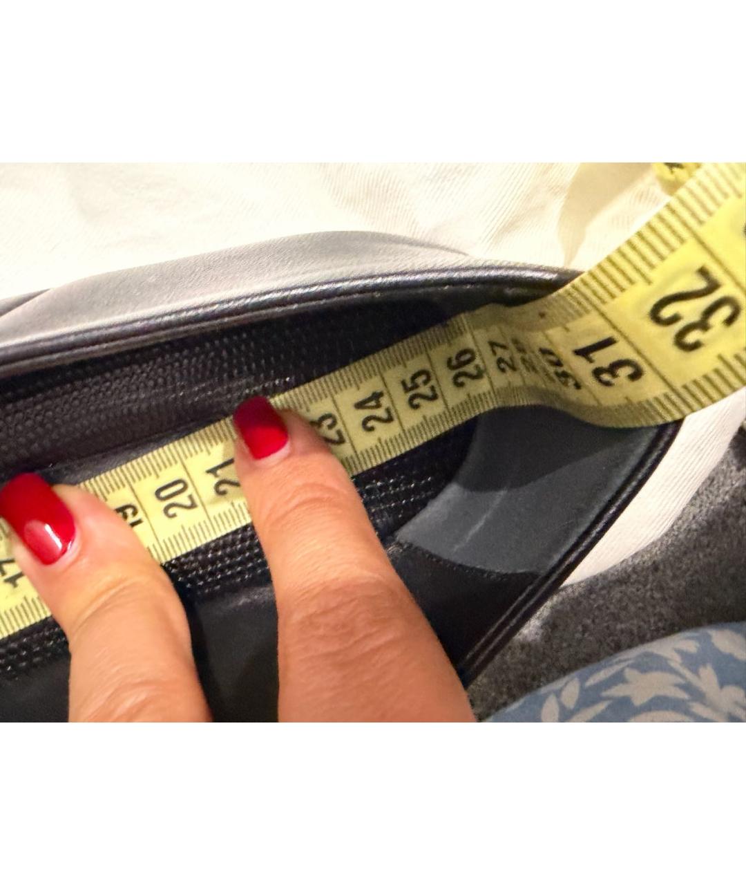 FERRAGAMO Черные кожаные балетки, фото 4