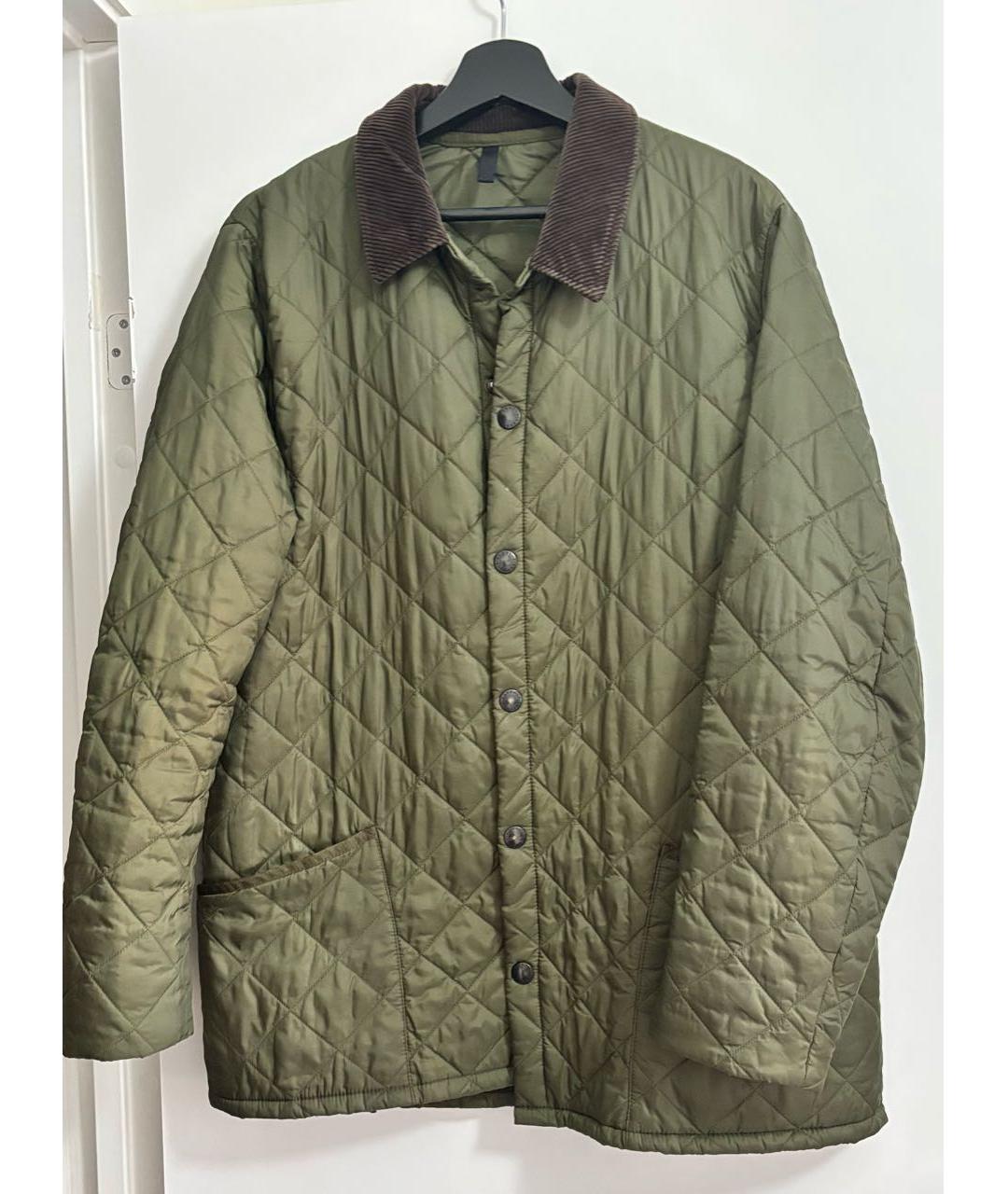 BARBOUR Хаки синтетическая куртка, фото 5