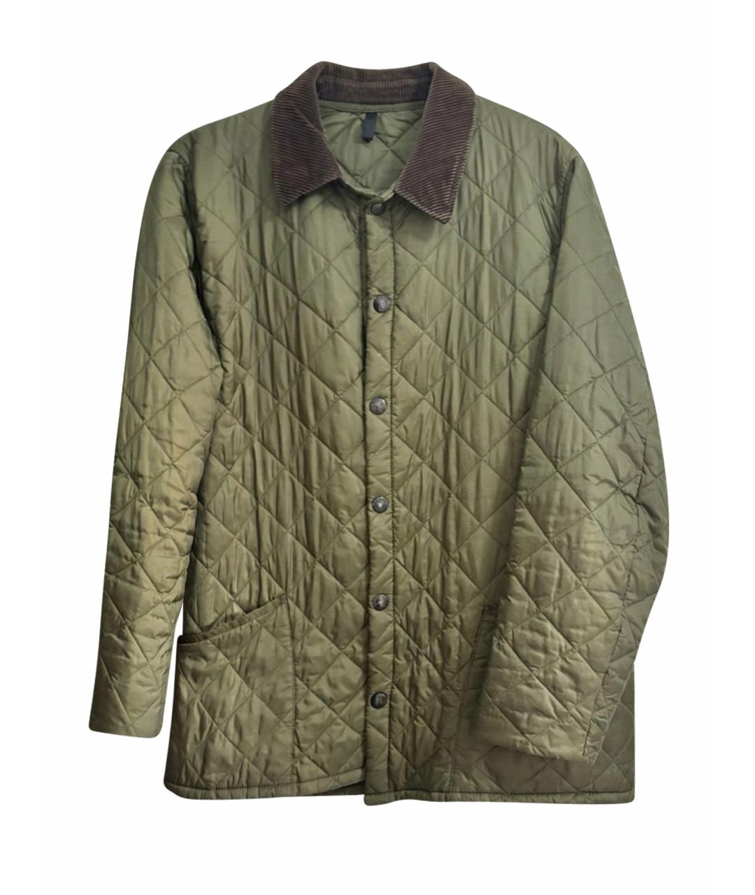BARBOUR Хаки синтетическая куртка, фото 1