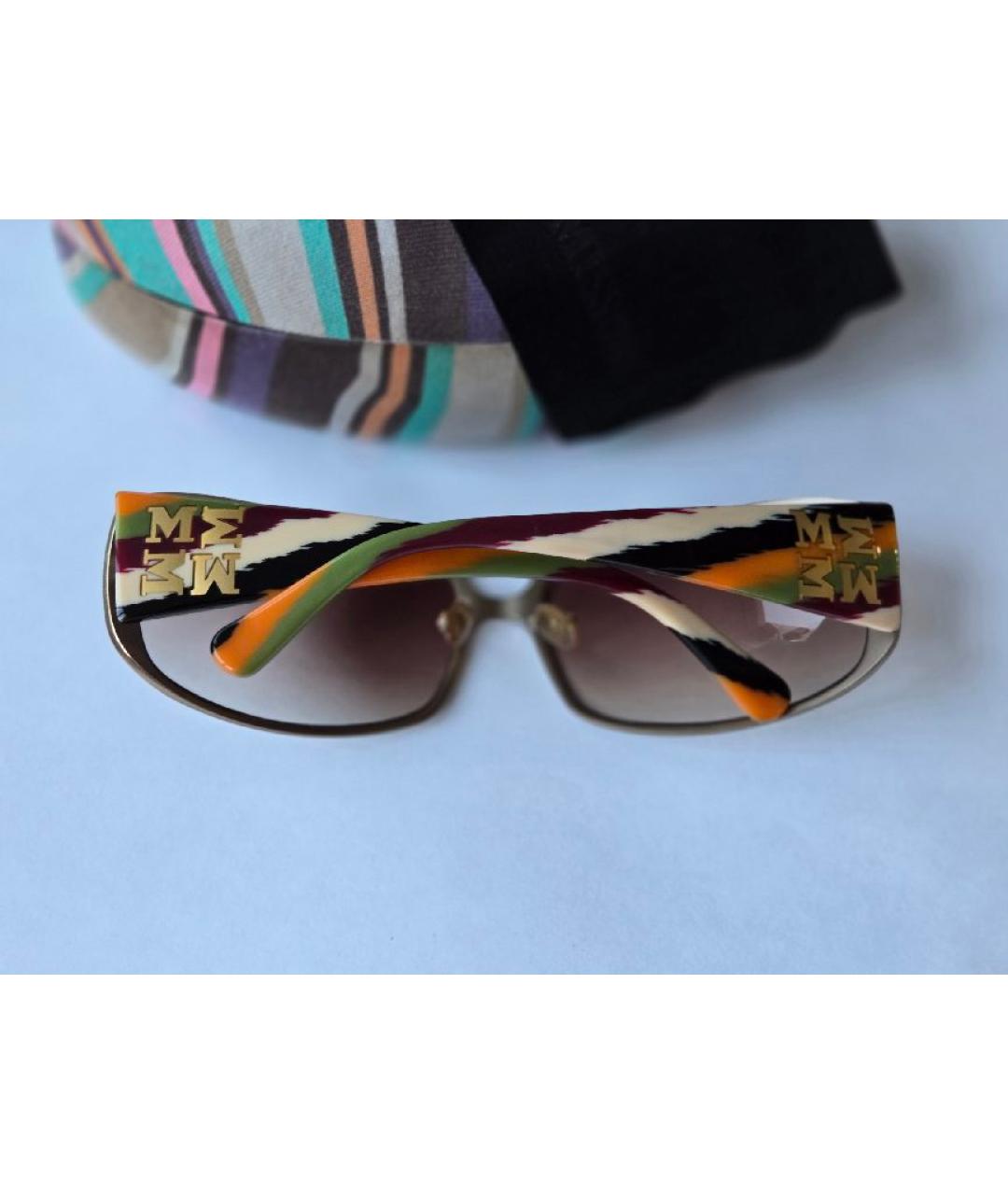 MISSONI Мульти металлические солнцезащитные очки, фото 6