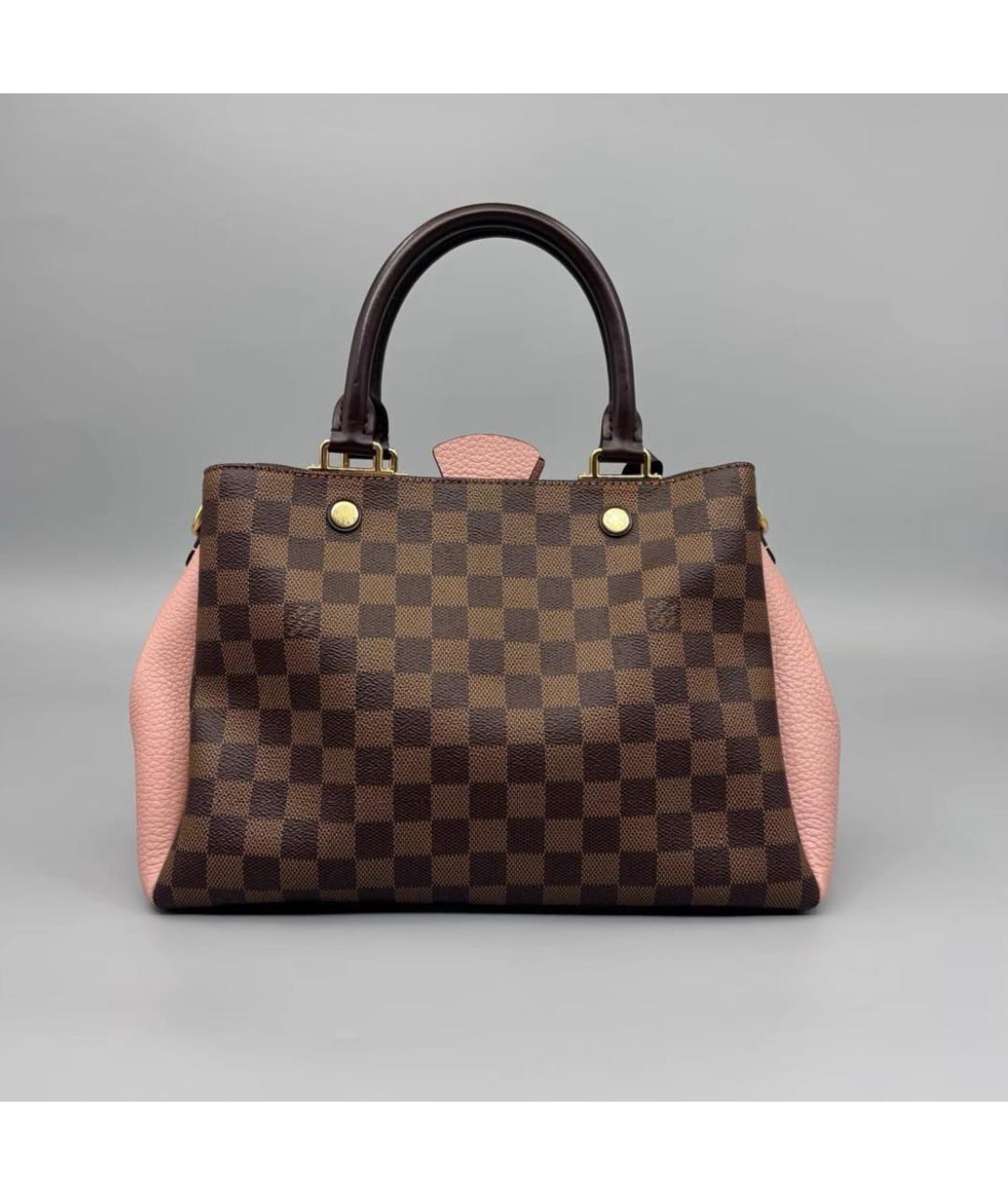 LOUIS VUITTON Розовая кожаная сумка с короткими ручками, фото 1