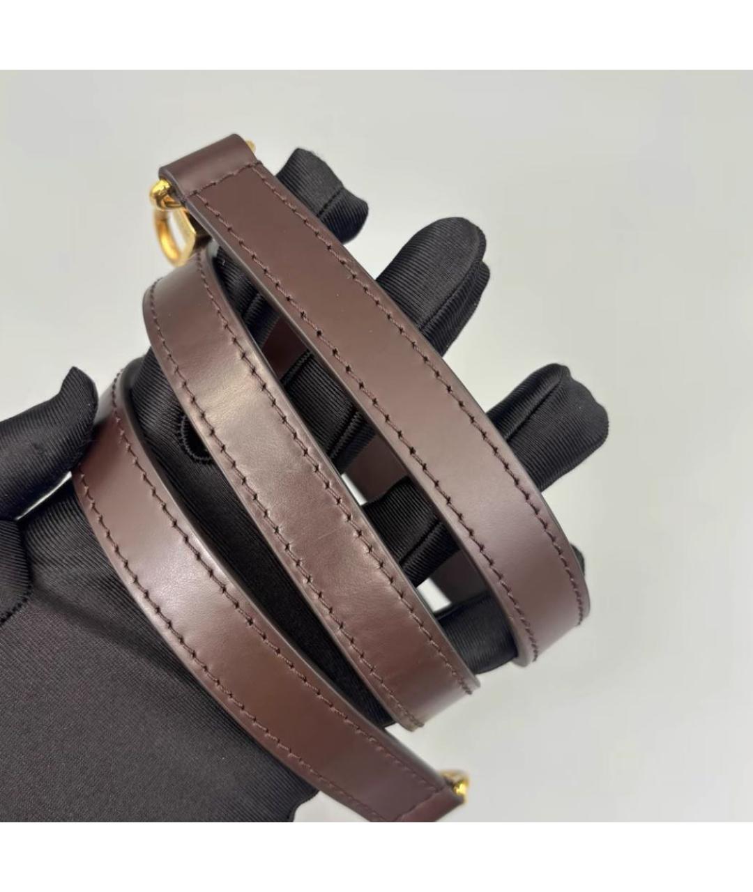 LOUIS VUITTON Розовая кожаная сумка с короткими ручками, фото 6
