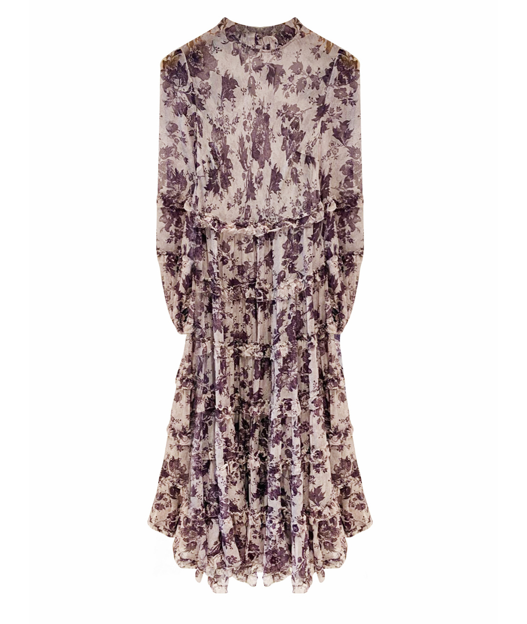 ZIMMERMANN Фиолетовое шелковое вечернее платье, фото 1