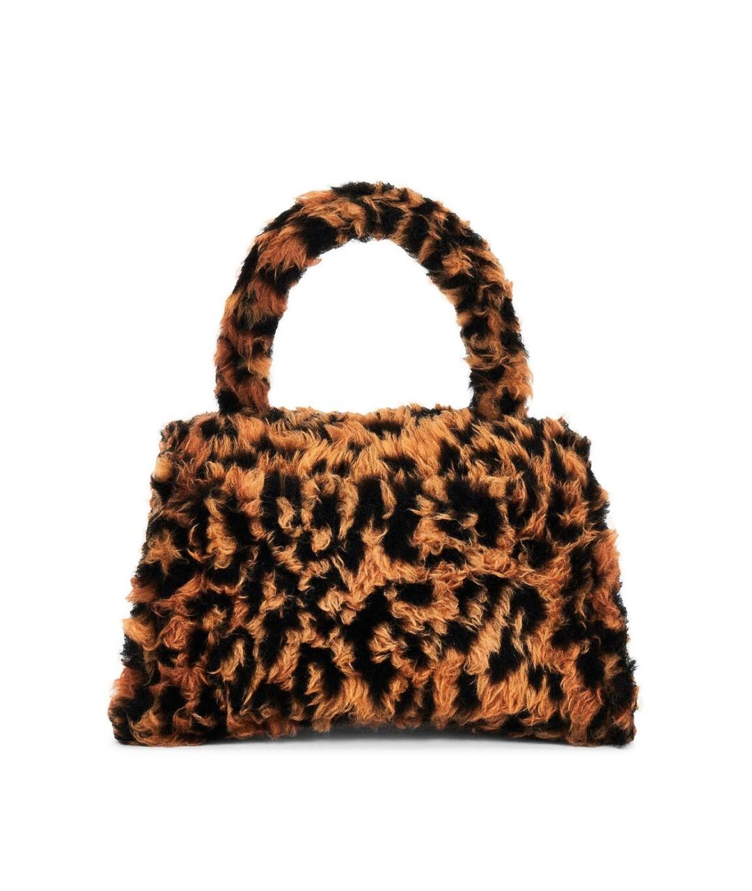 BALENCIAGA Коричневая сумка с короткими ручками, фото 5