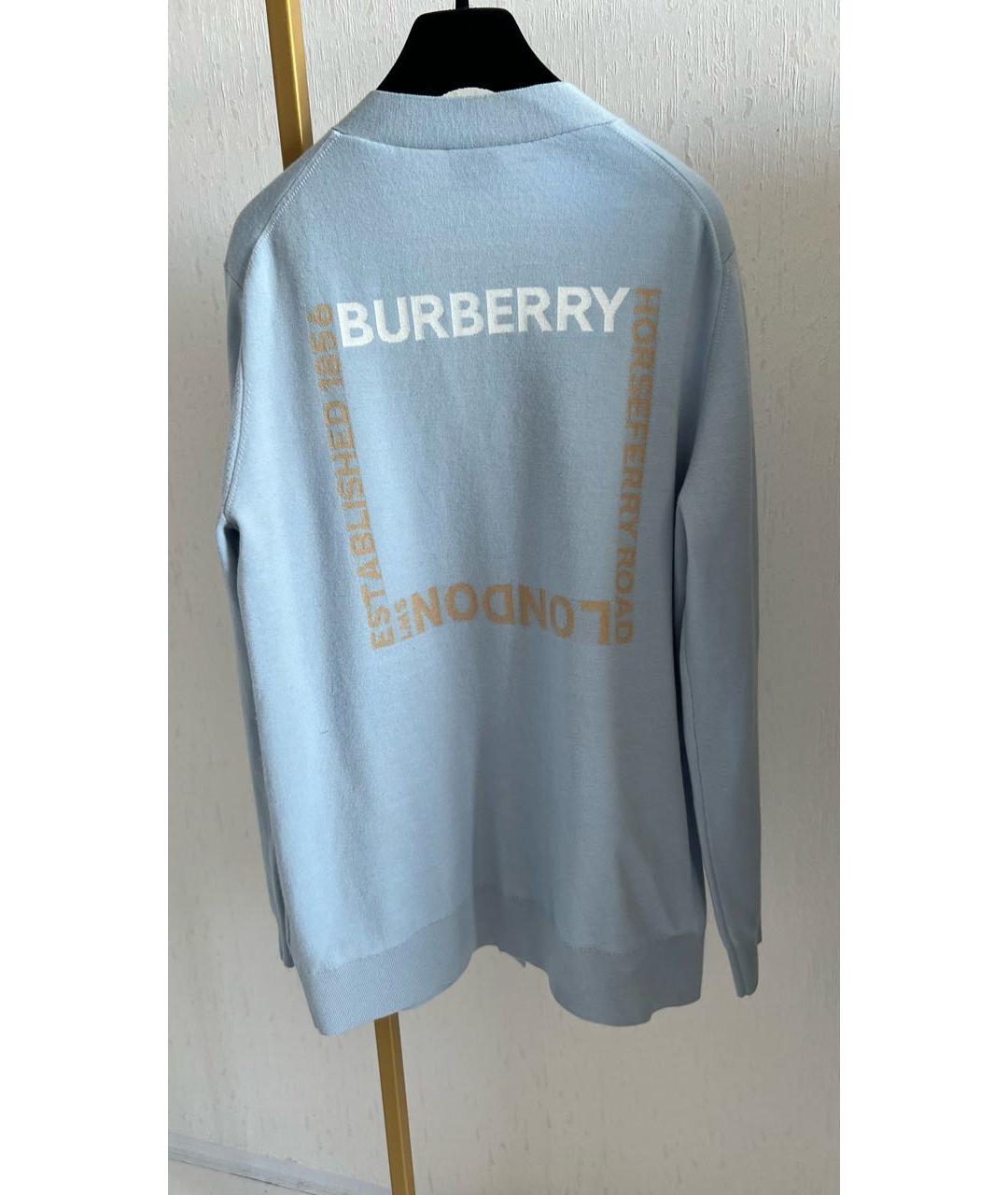 BURBERRY Голубой кардиган, фото 2