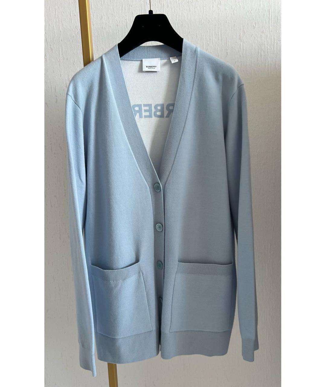 BURBERRY Голубой кардиган, фото 5