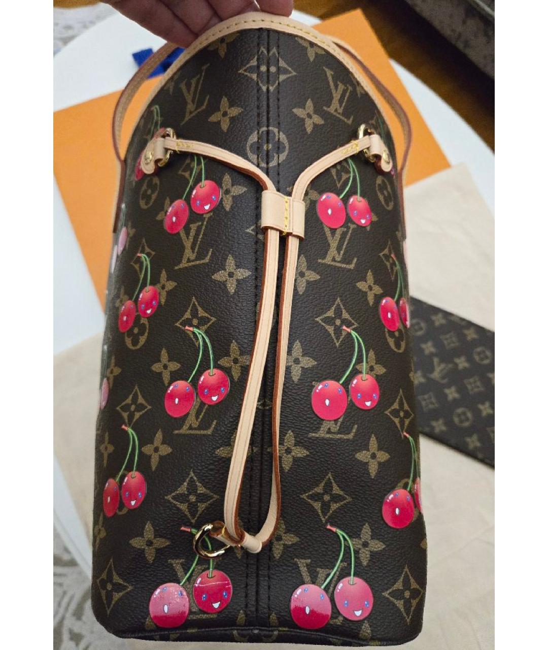 LOUIS VUITTON Коричневая сумка тоут, фото 2