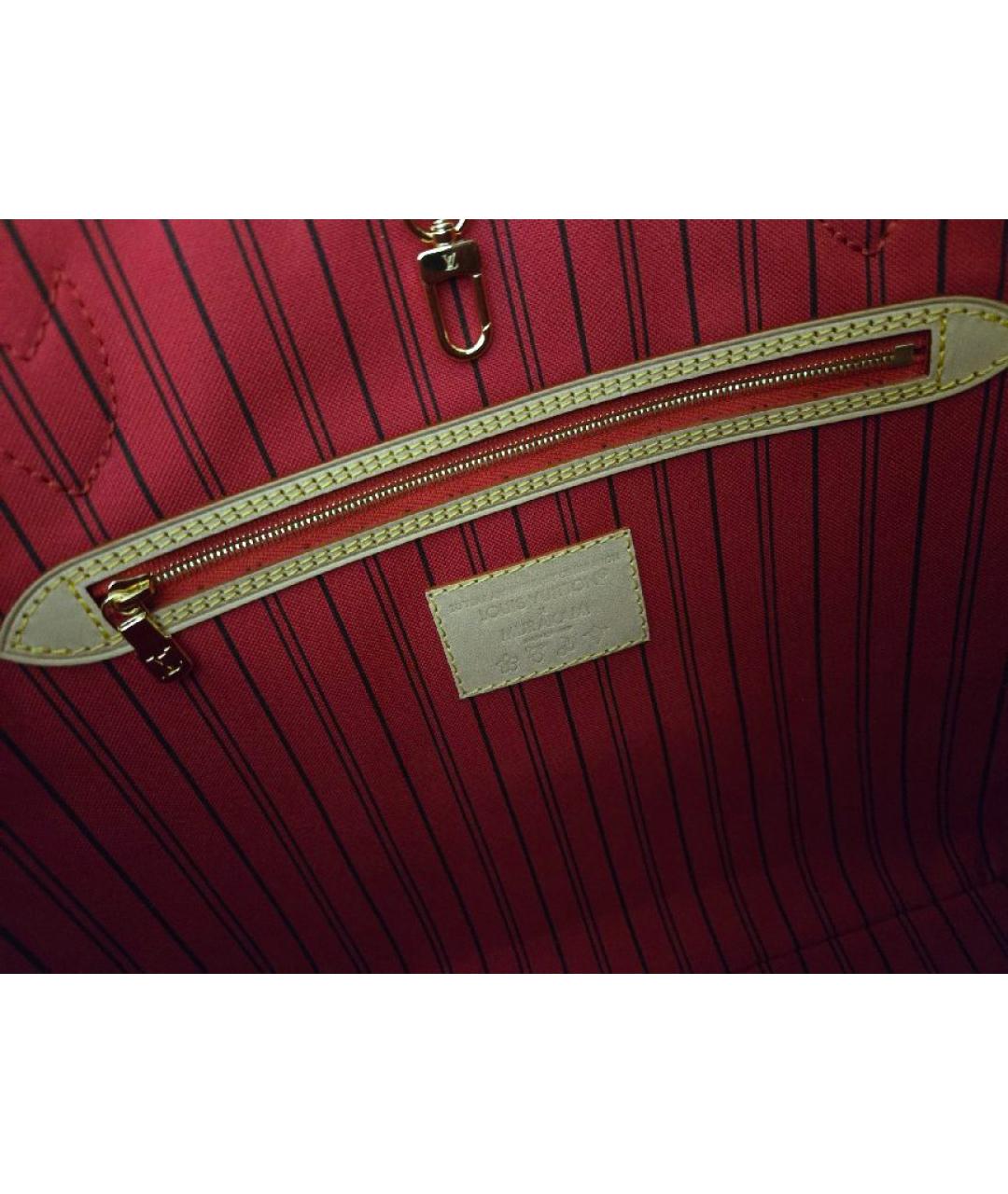 LOUIS VUITTON Коричневая сумка тоут, фото 3