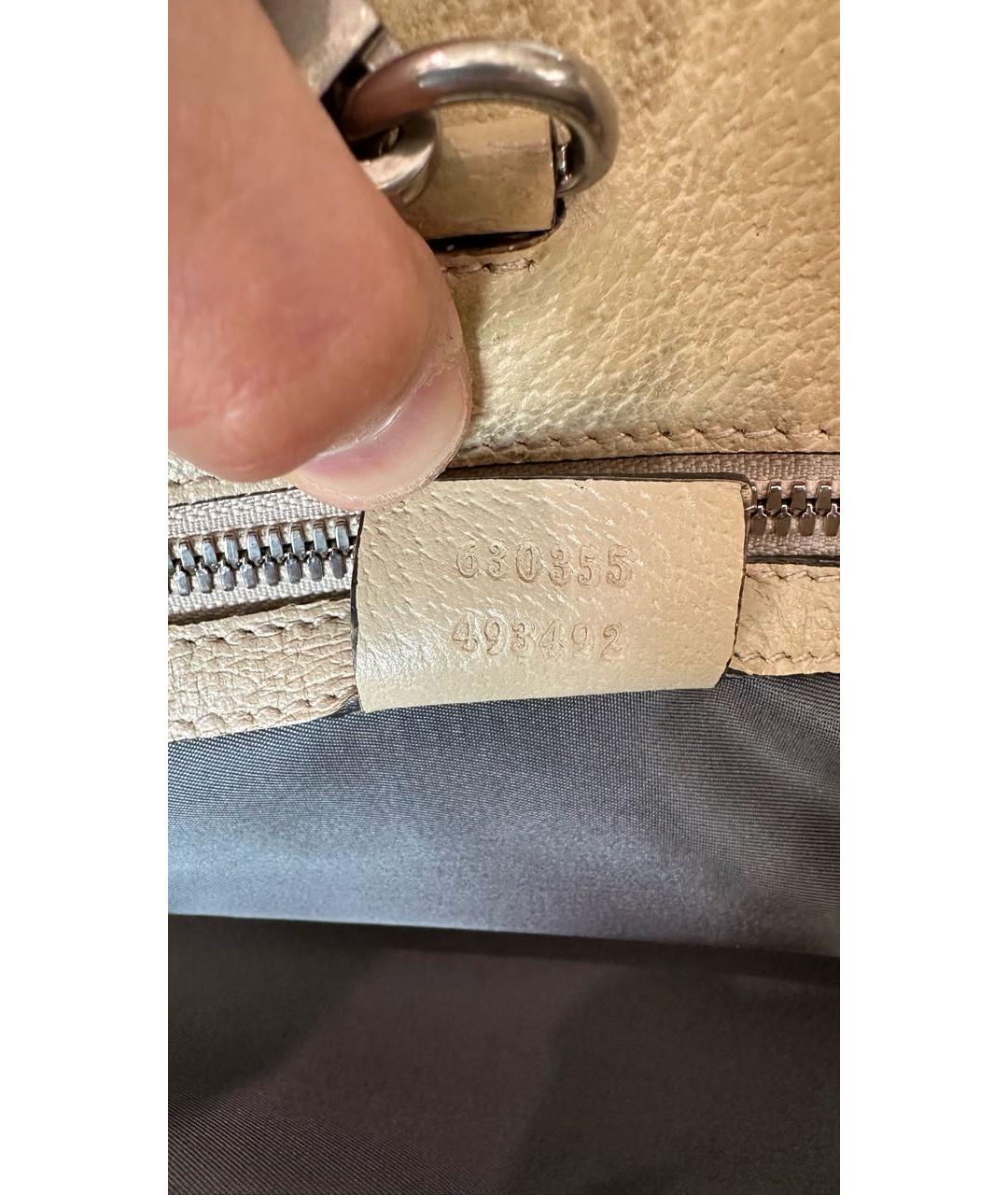 GUCCI Антрацитовая синтетическая сумка тоут, фото 7