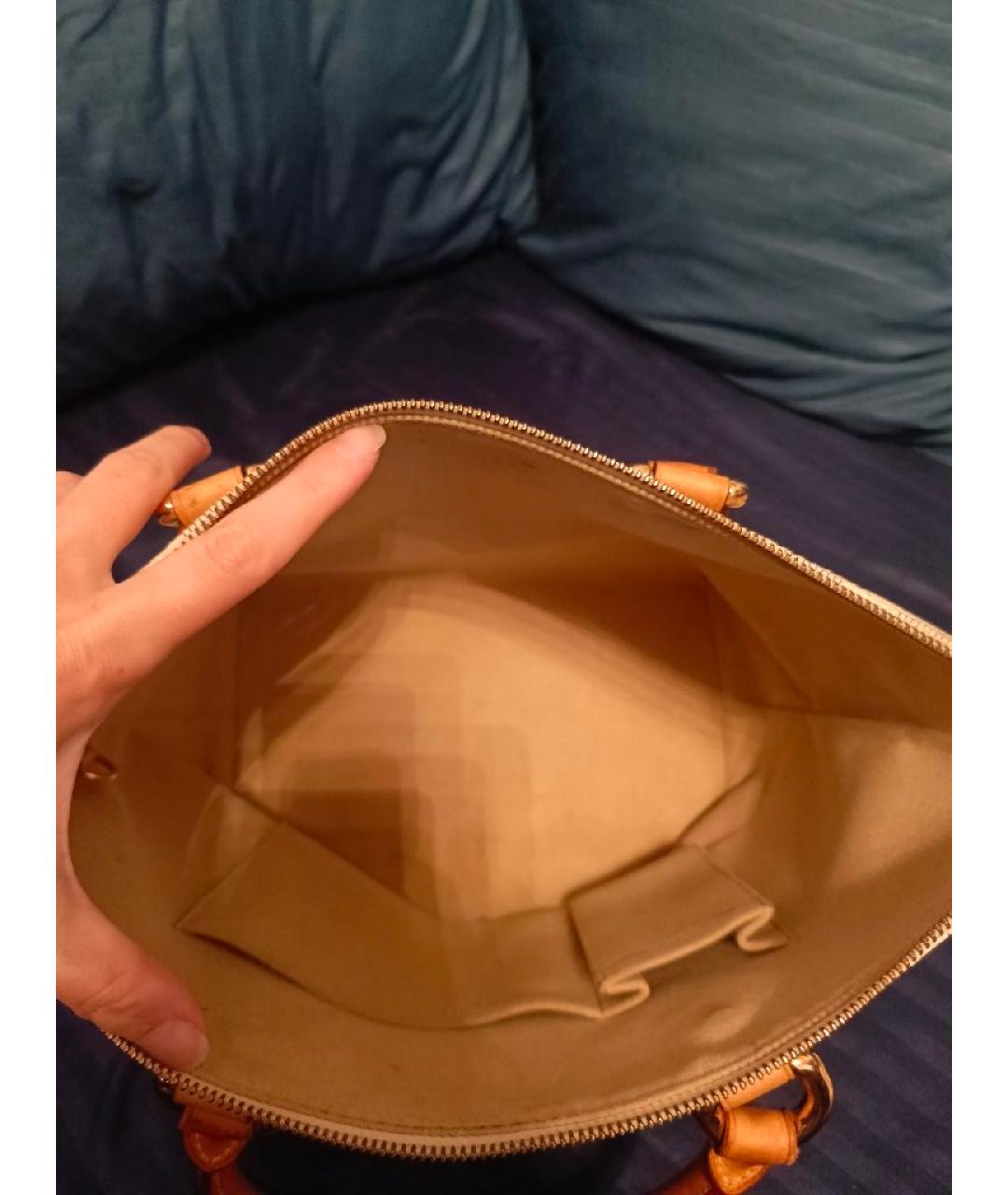 LOUIS VUITTON Белая сумка тоут, фото 4