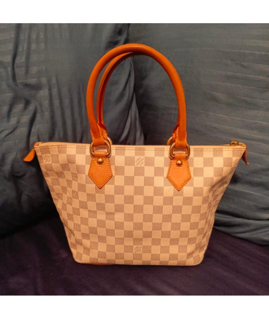 LOUIS VUITTON Белая сумка тоут, фото 3