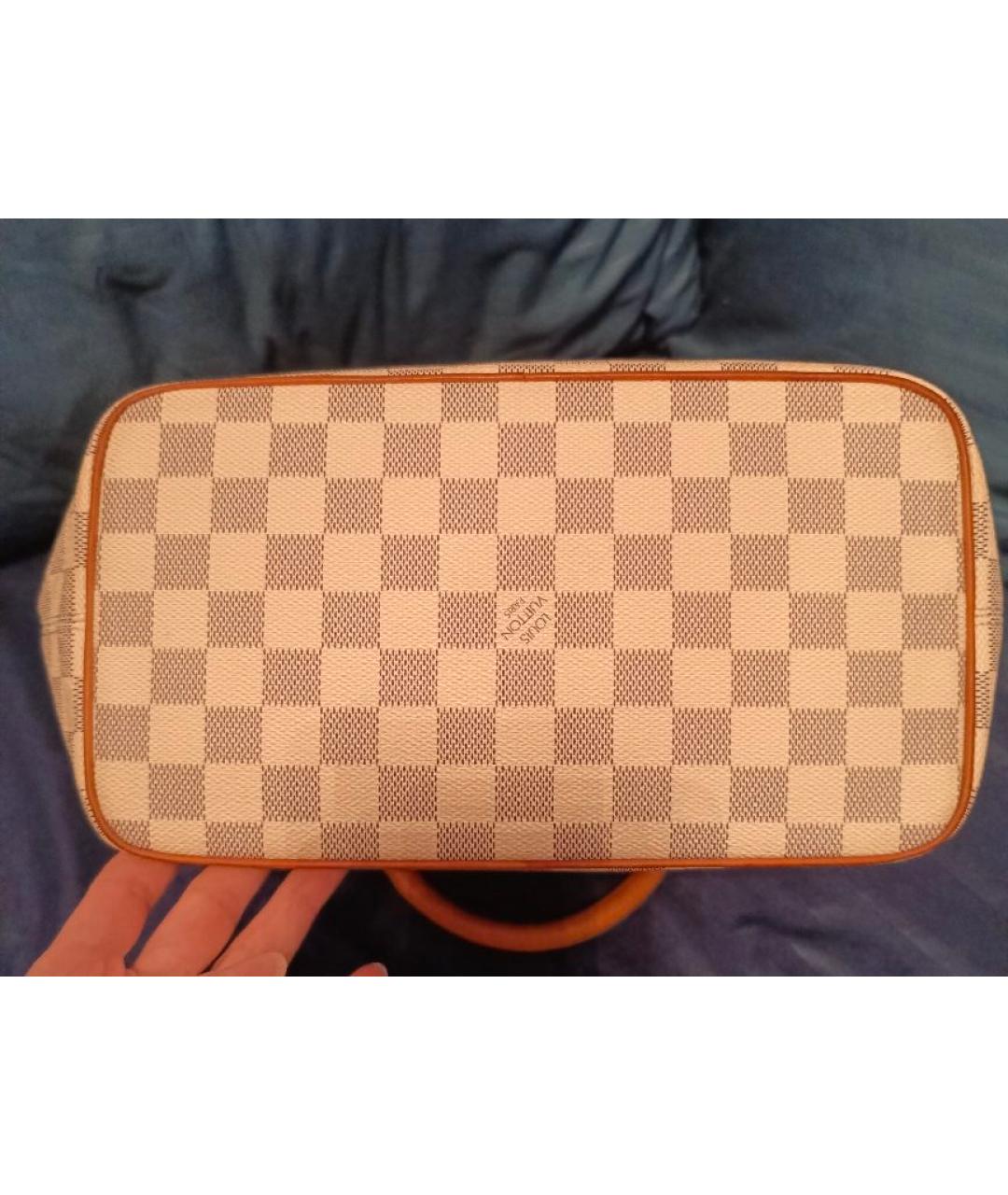 LOUIS VUITTON Белая сумка тоут, фото 5