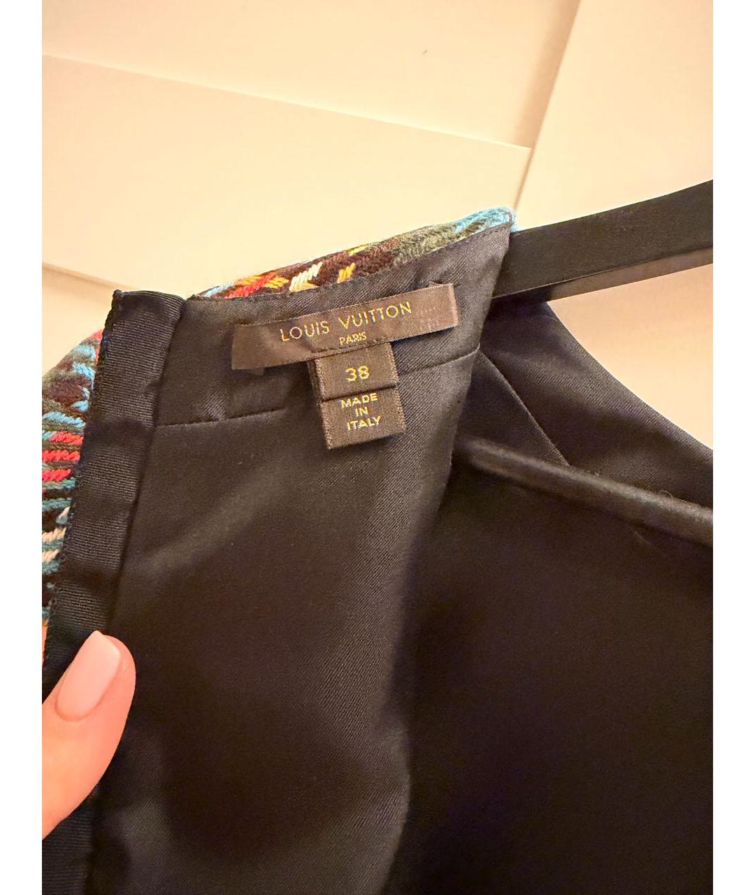 LOUIS VUITTON Мульти твидовая блузы, фото 4