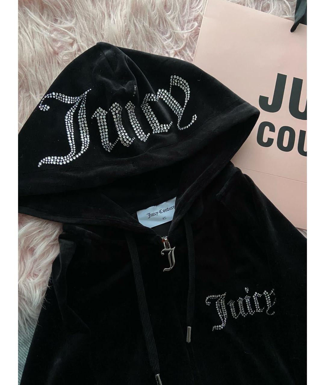 JUICY COUTURE Черный велюровый спортивные костюмы, фото 3