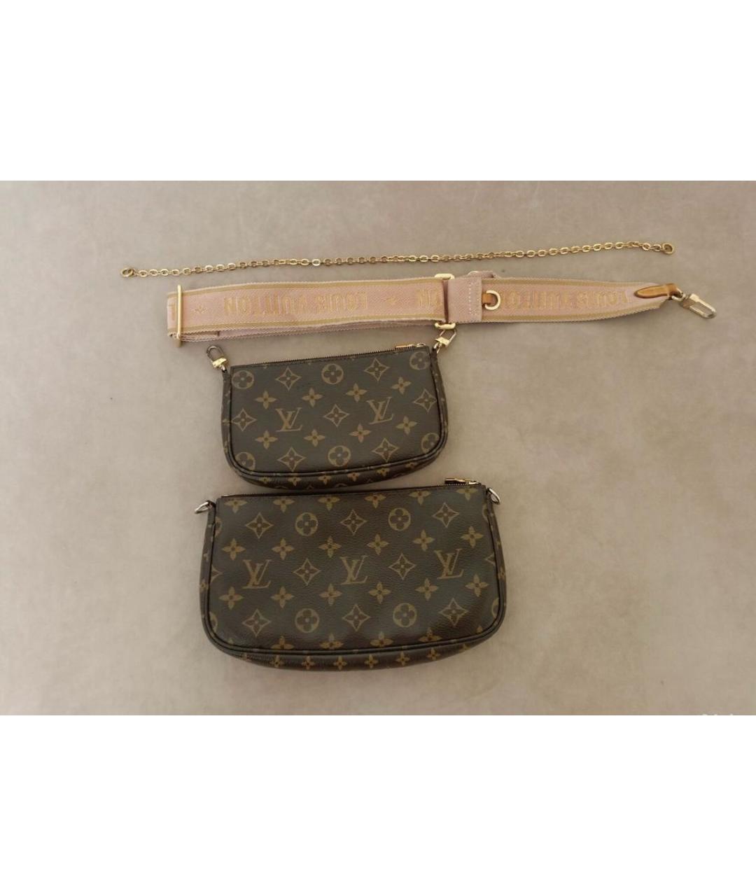 LOUIS VUITTON Коричневая сумка через плечо, фото 4