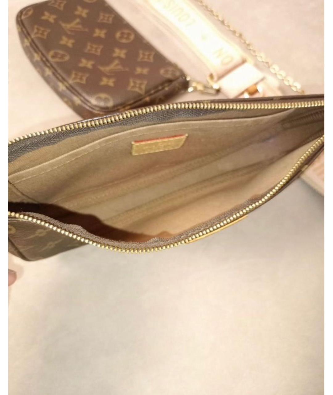LOUIS VUITTON Коричневая сумка через плечо, фото 5