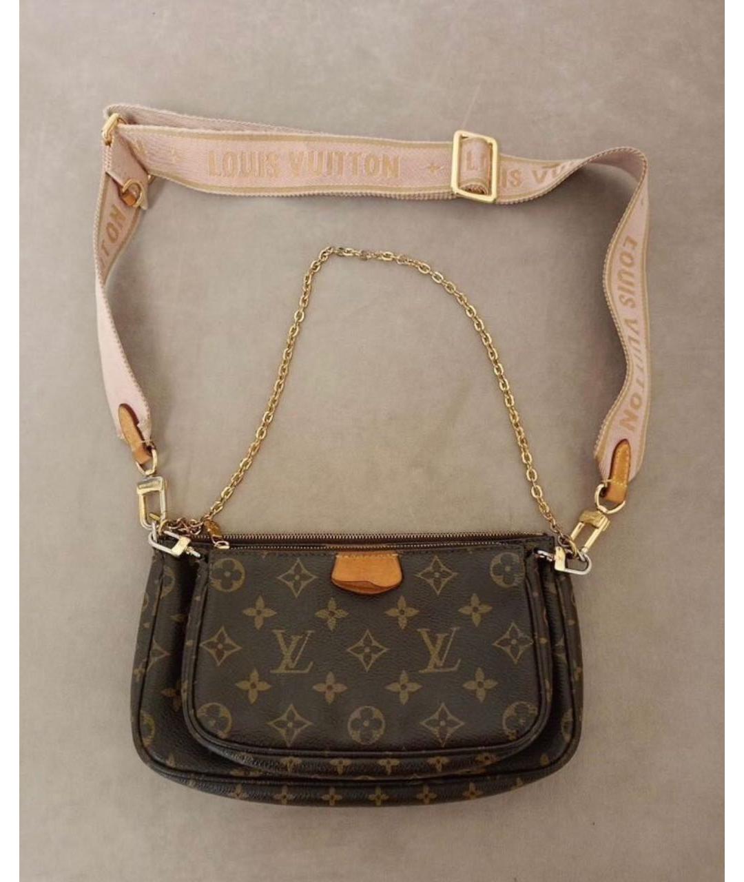LOUIS VUITTON Коричневая сумка через плечо, фото 7