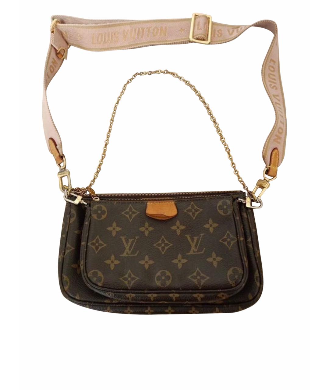 LOUIS VUITTON Коричневая сумка через плечо, фото 1