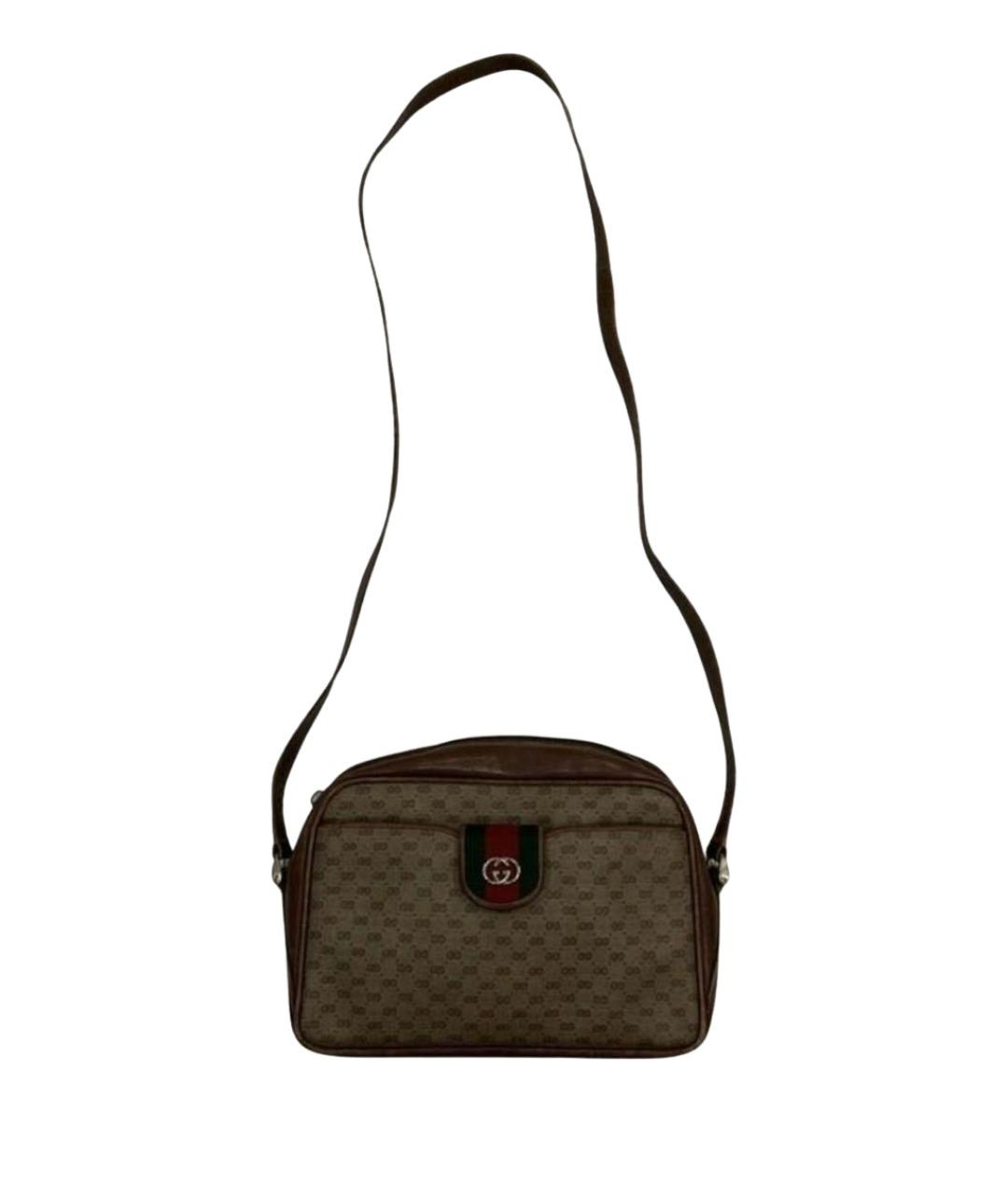 GUCCI Коричневая сумка через плечо, фото 1