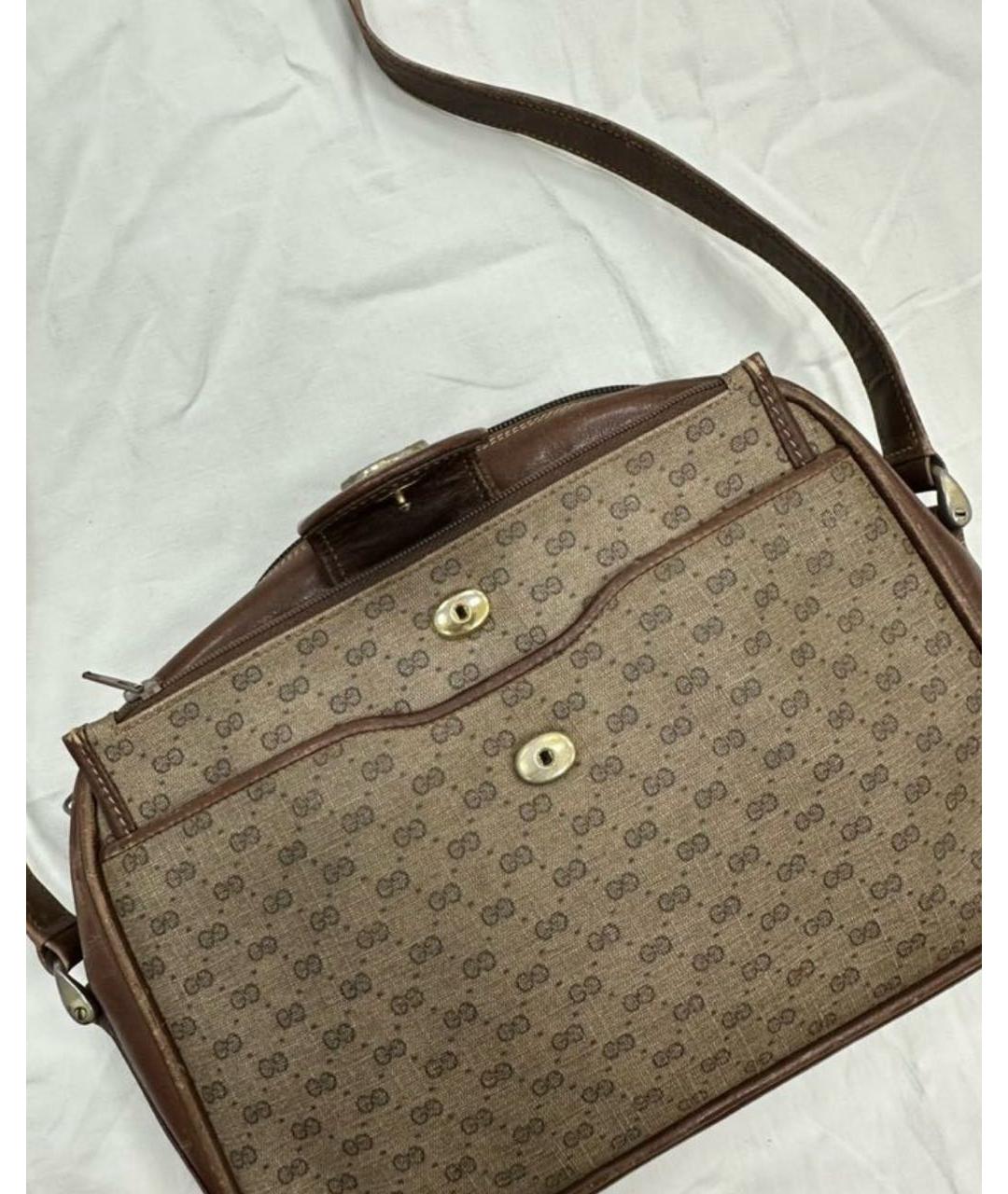 GUCCI Коричневая сумка через плечо, фото 5
